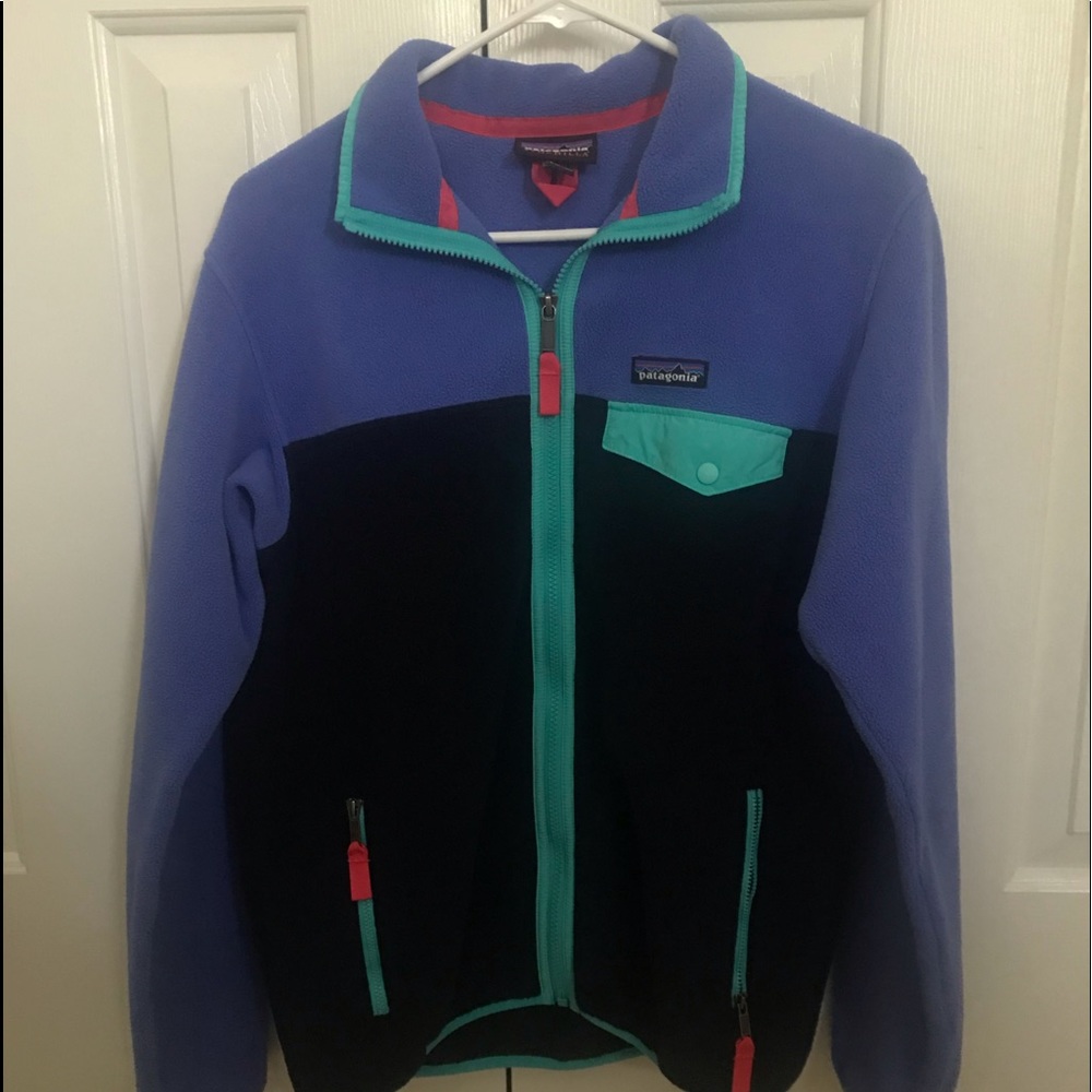 NWOT Navy, Purple and Pink Patagonia Jacket